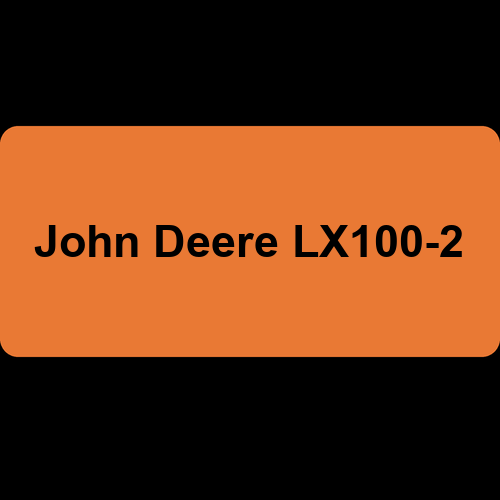 John Deere LX100-2